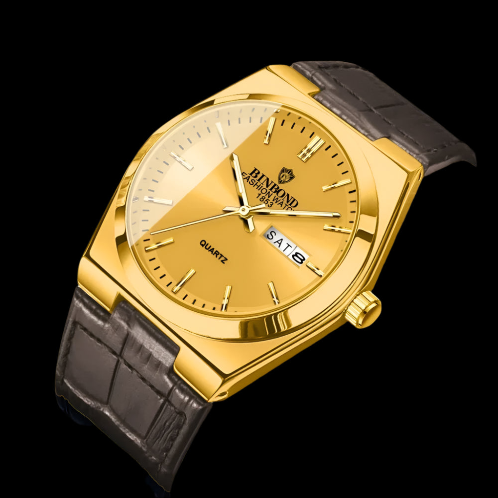 Luxury Silver Quartz Watch for Men – Casual & Business Ready
