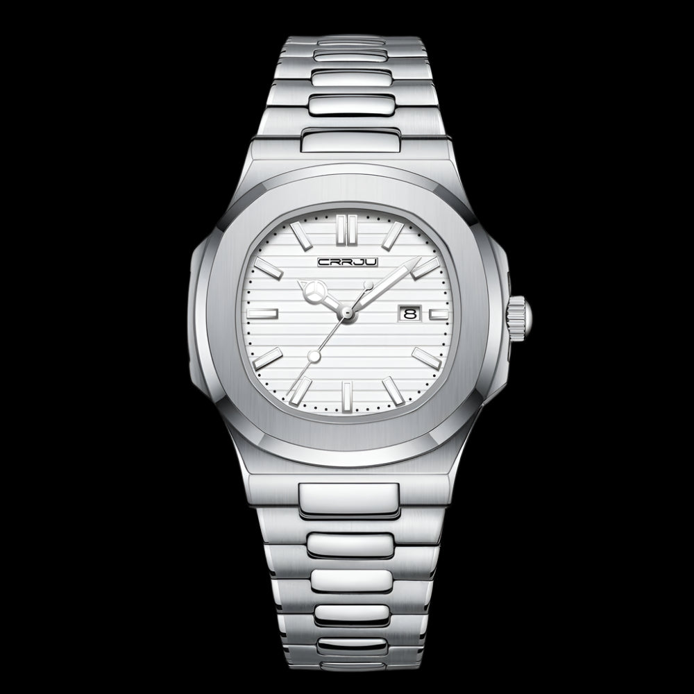 CRRJU Men’s Luxury Quartz Watch 2025 – Ultra-Weighted, Business Wristwatch