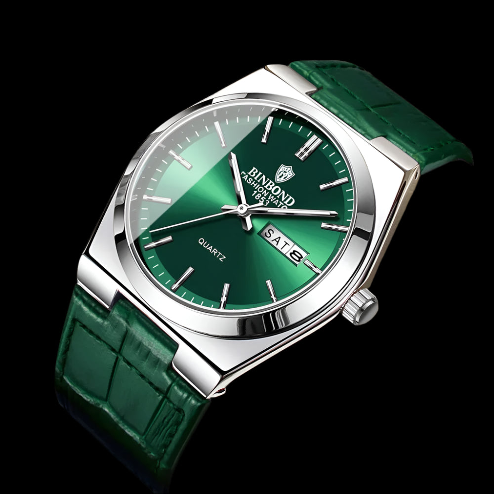 Luxury Silver Quartz Watch for Men – Casual & Business Ready