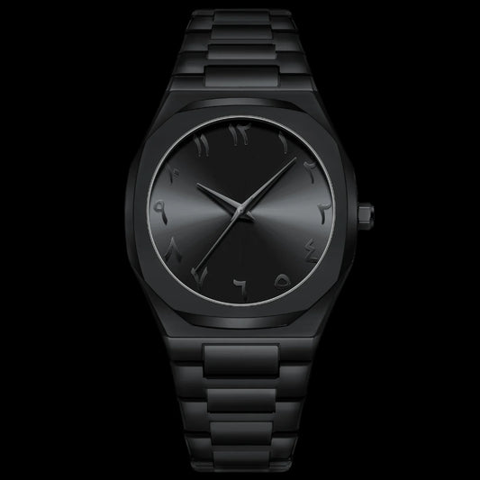 MDRNX™ All-Black Arabic Quartz Watch
